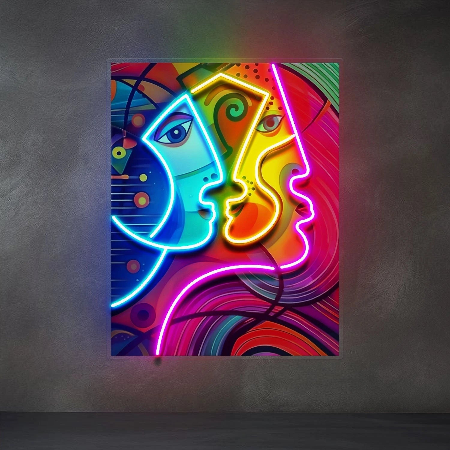 Abstract Neon Art
