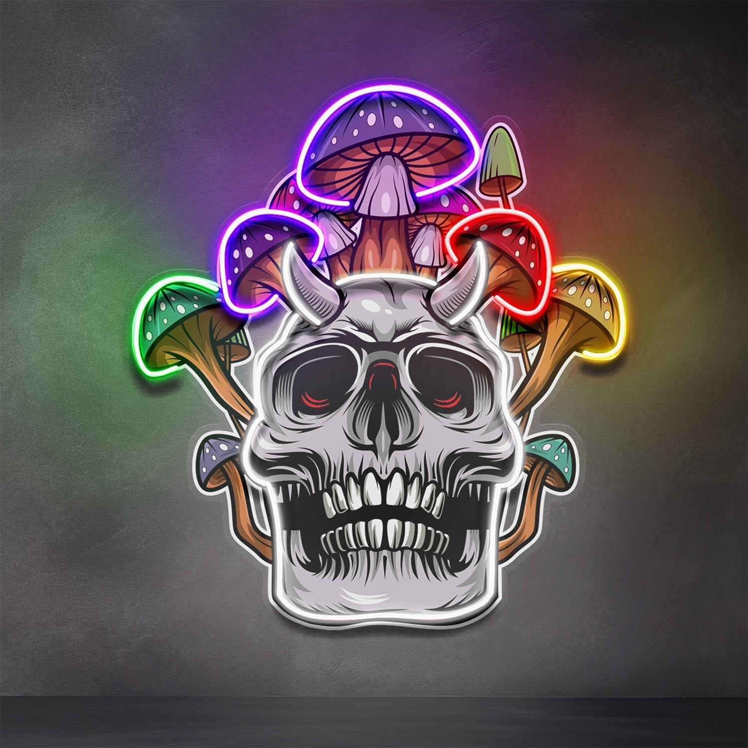 Neon Skull