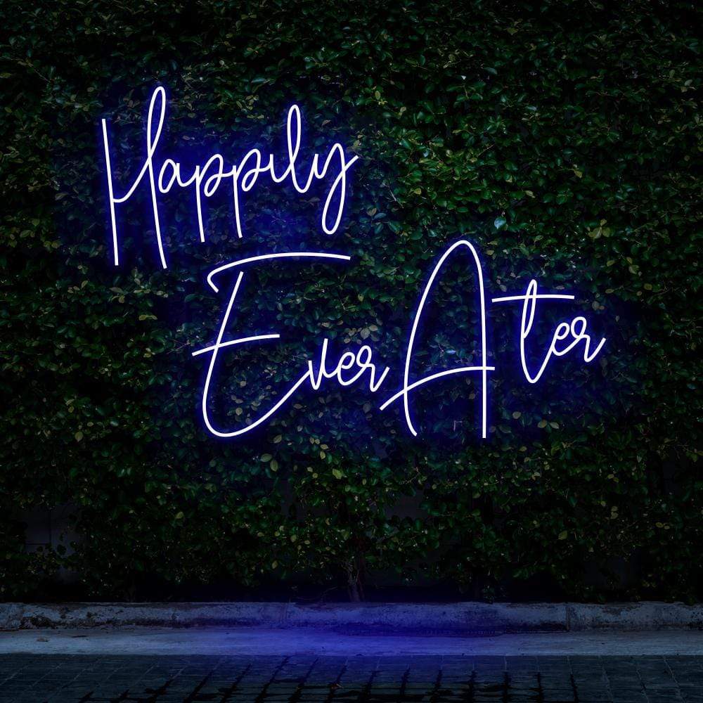 Happily Ever After Custom LED Neon Sign – Custom Wedding Neon Decoration