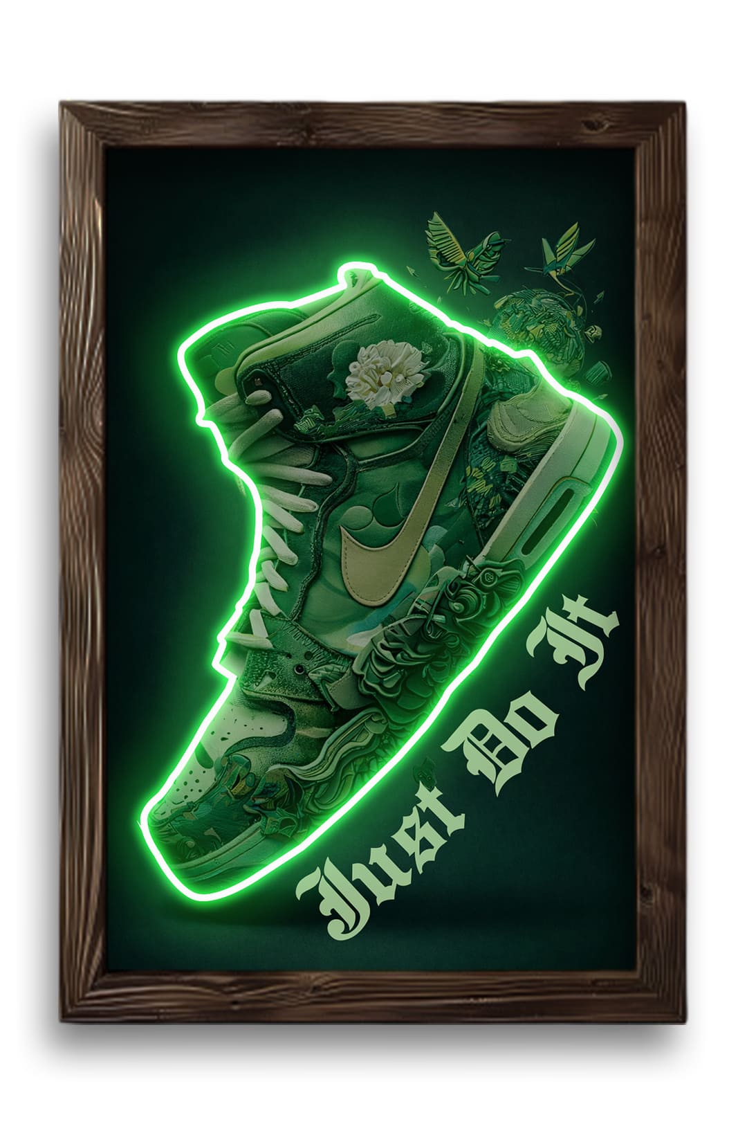 Sneaker Glow | UV LED Wall Art