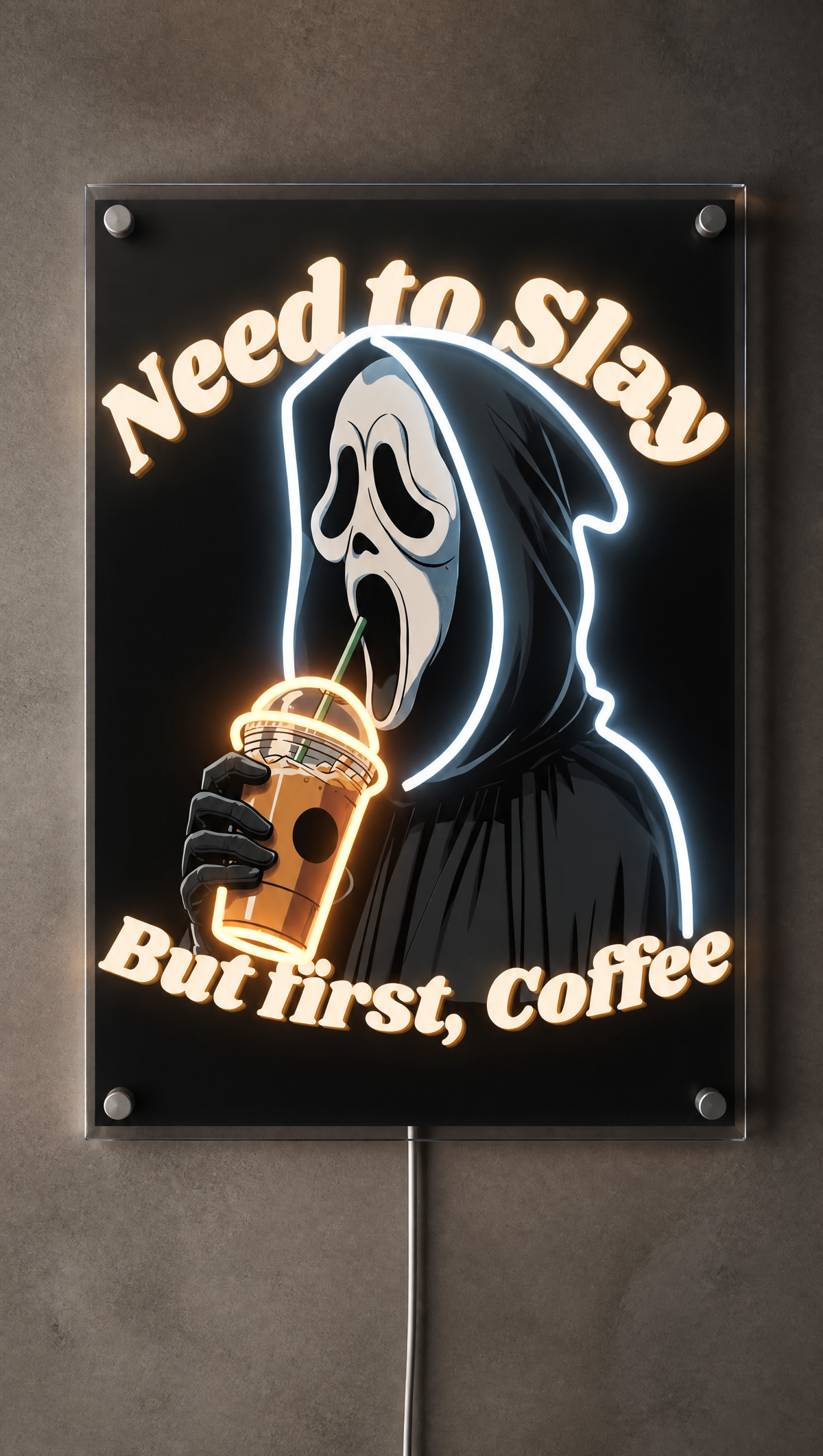 But First, Coffee LED Neon Wall Art - Premium Custom LED Neon Artwork