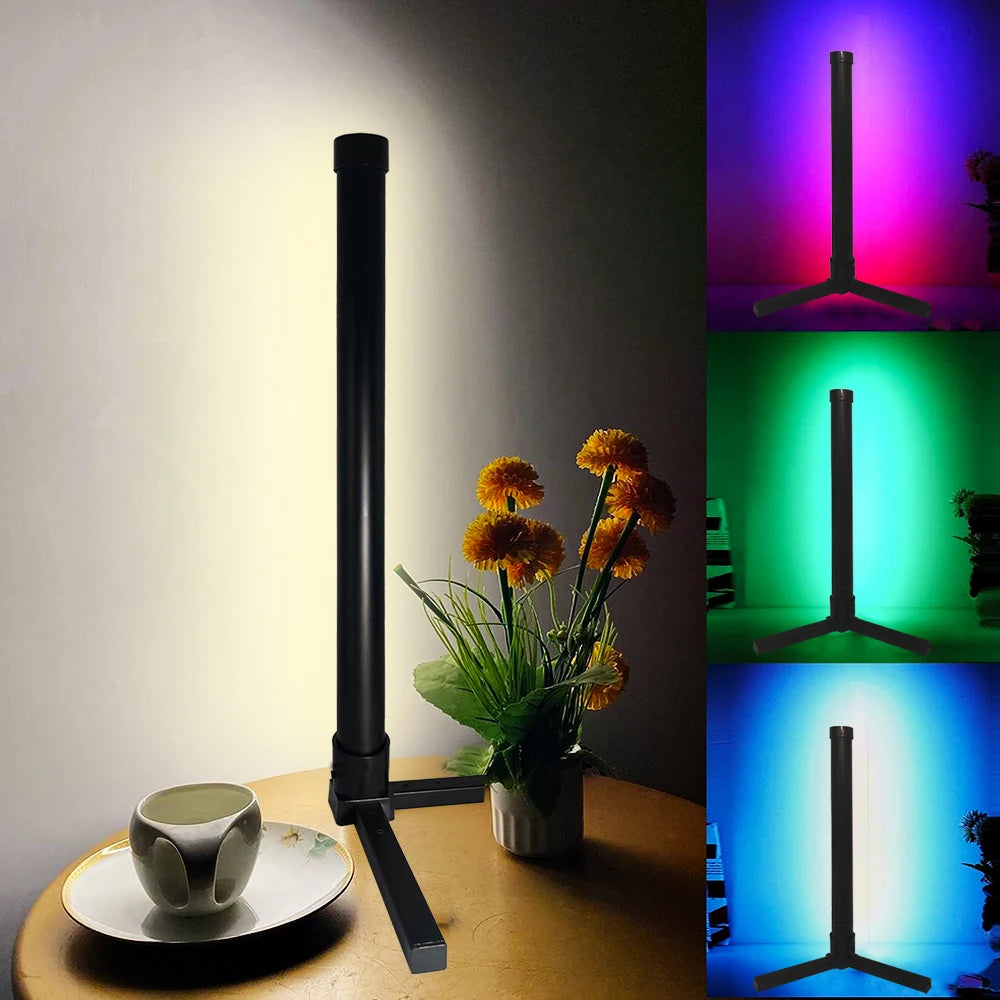 Smart RGB LED Floor Lamp - Transform Your Space with 16 Million Colors & Music Sync for a Vibrant Home Experience