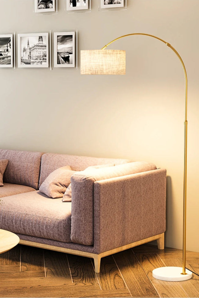 Fishing Design Led Floor Lamps Living Room Sofa Side Standing Lights Remote Control Dim Bedroom Bedside Lamp Ambient Light