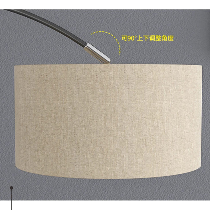 Fishing Design Led Floor Lamps Living Room Sofa Side Standing Lights Remote Control Dim Bedroom Bedside Lamp Ambient Light