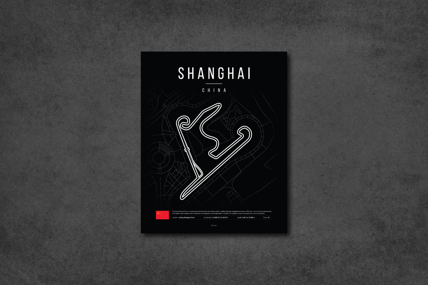 Chinese Grand Prix 2025 LED Neon Sign – Shanghai F1 Circuit Decor
