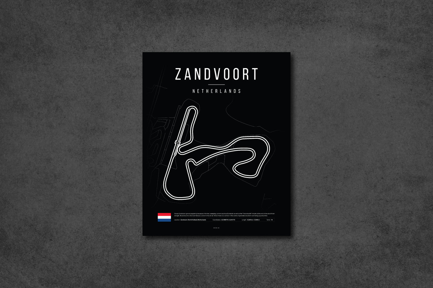 Dutch Grand Prix 2025 Formula 1 - Zandvoort F1 Circuit LED Neon Sign Light