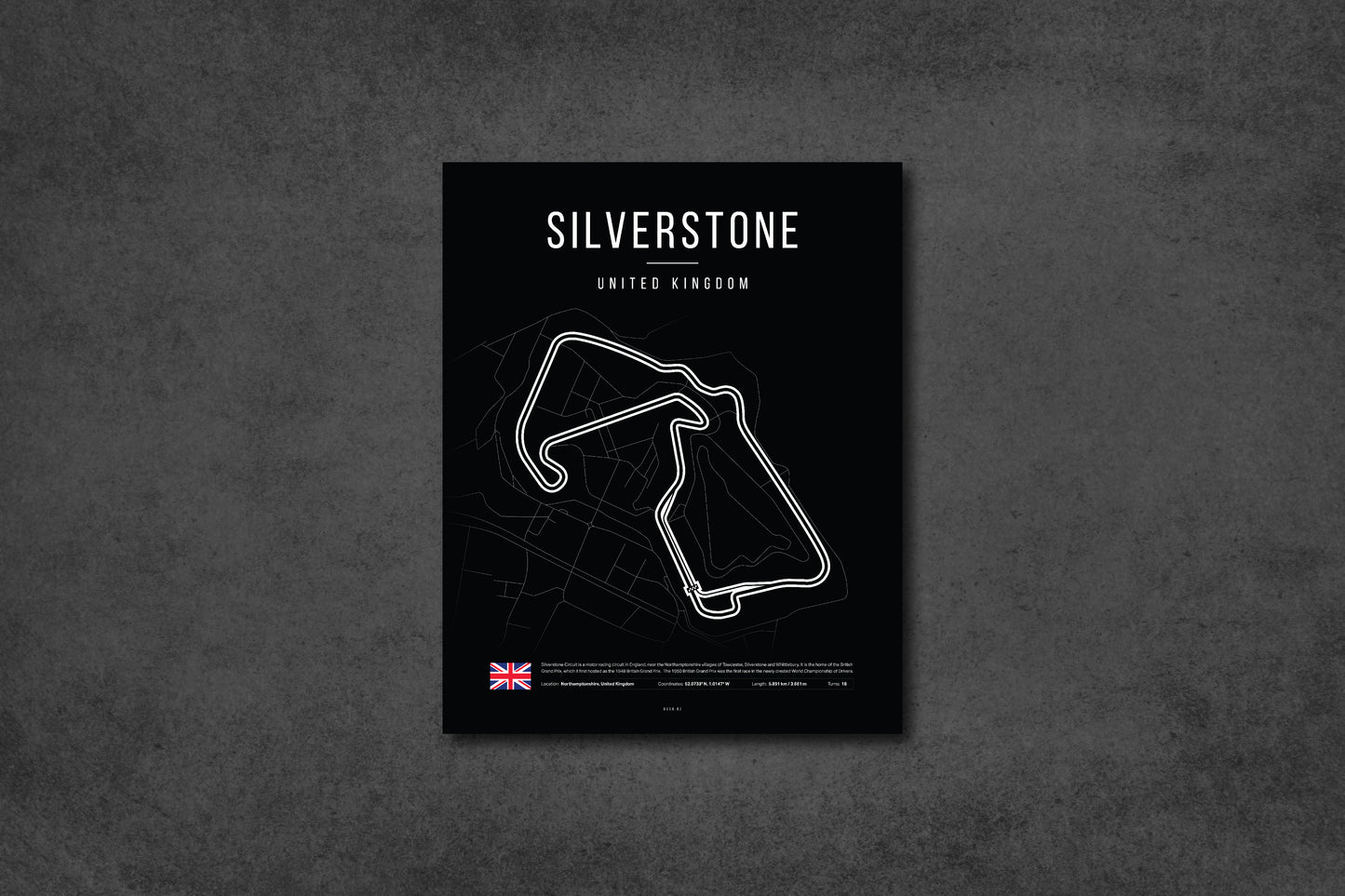 British Grand Prix 2025 Formula 1 - Silverstone F1 Circuit LED Neon Sign Light
