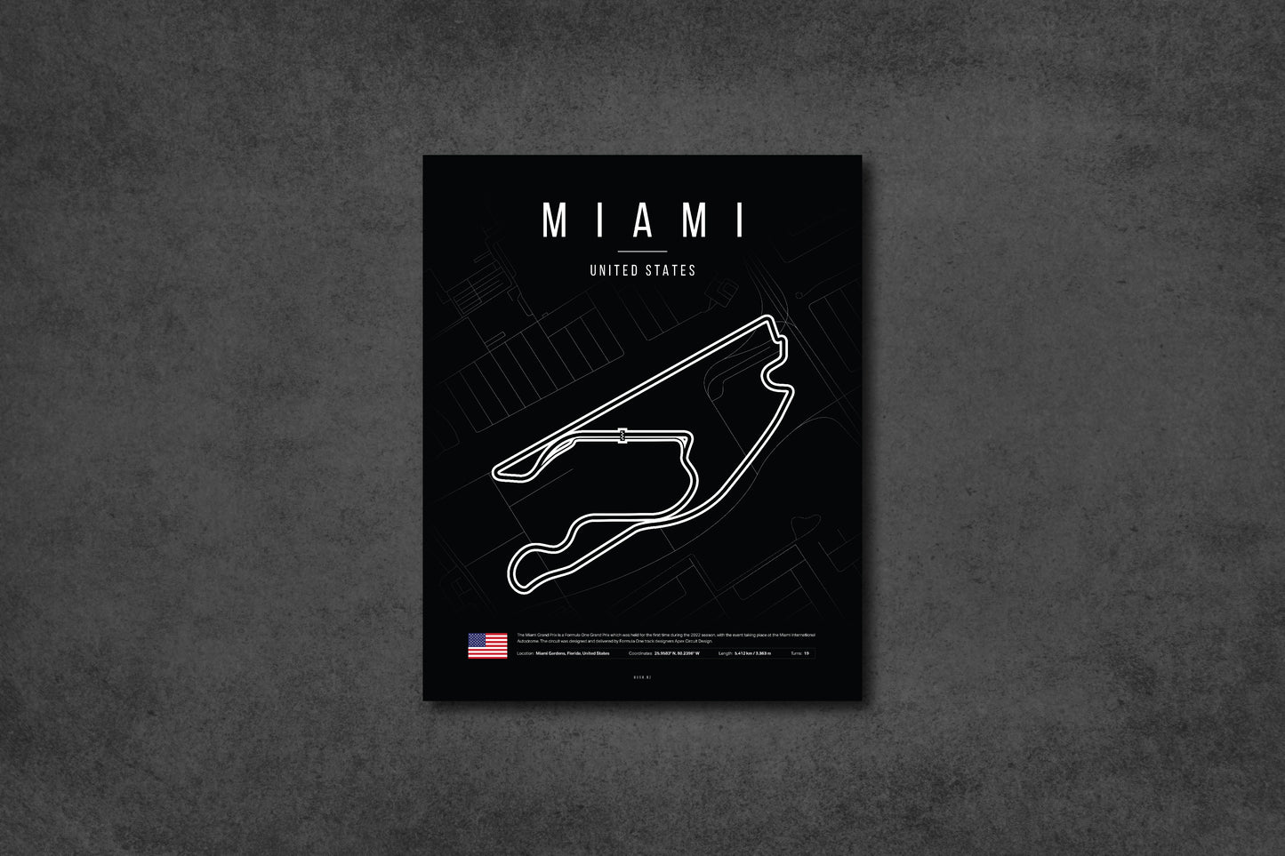Miami Grand Prix 2025 Formula 1 - Miami International Autodrome F1 Circuit LED Neon Sign Light