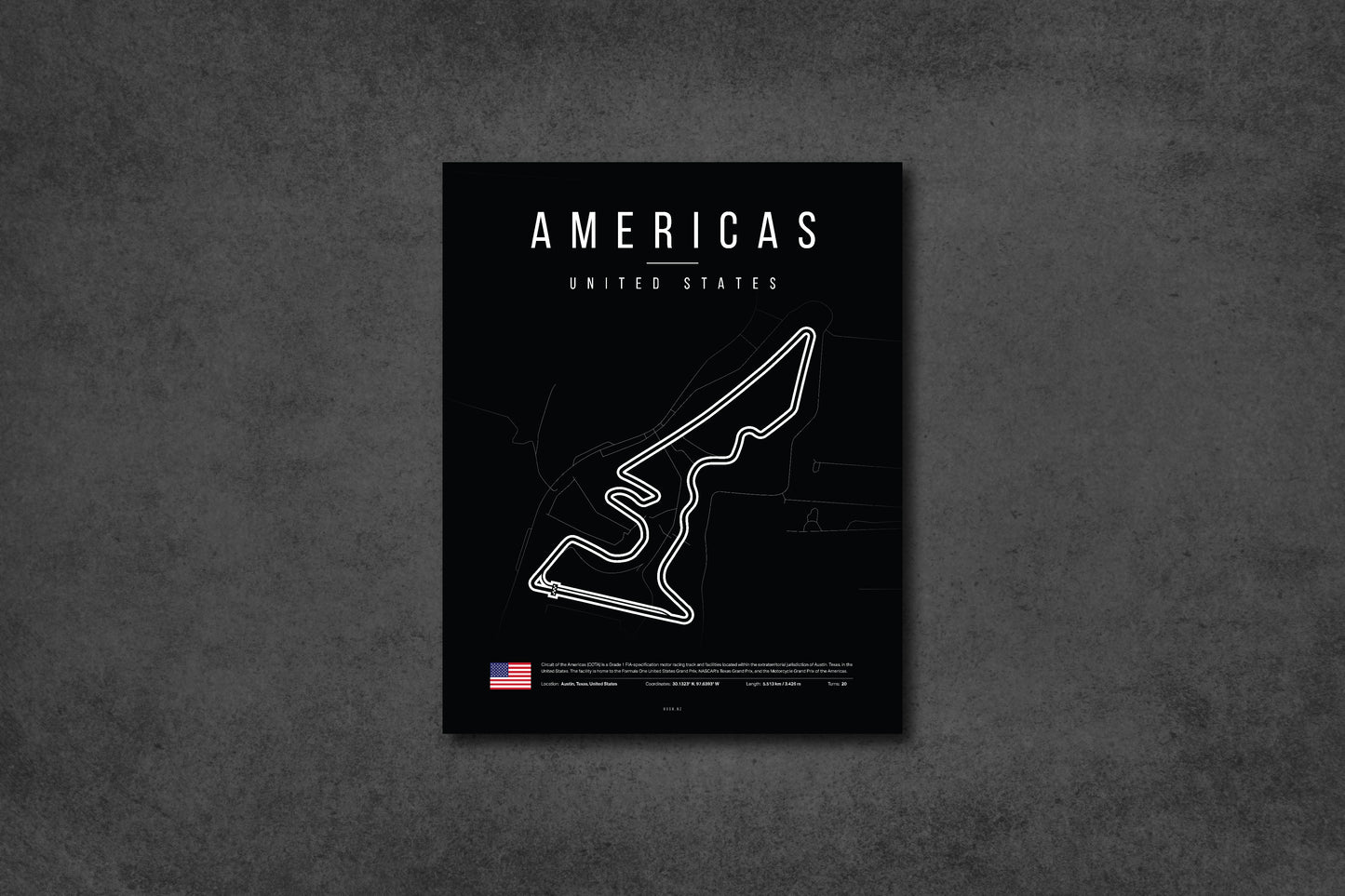 United States Grand Prix 2025 Formula 1 - F1 Circuit of the Americas Austin Circuit LED Neon Sign Light