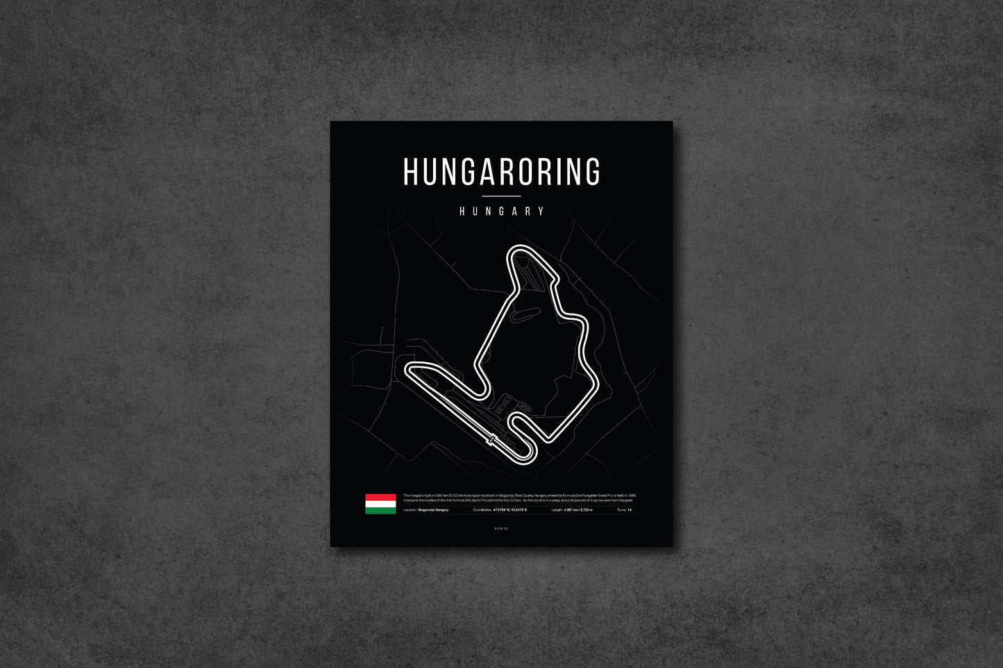 Hungarian Grand Prix 2025 Formula 1 - Hungaroring F1 Circuit LED Neon Sign Light