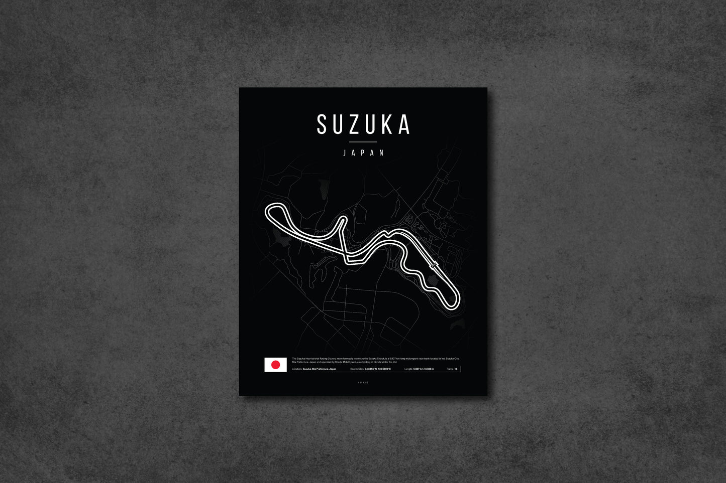 Japanese Grand Prix 2025 Neon Sign - Suzuka F1 Circuit LED Wall Light for Formula 1 Fans