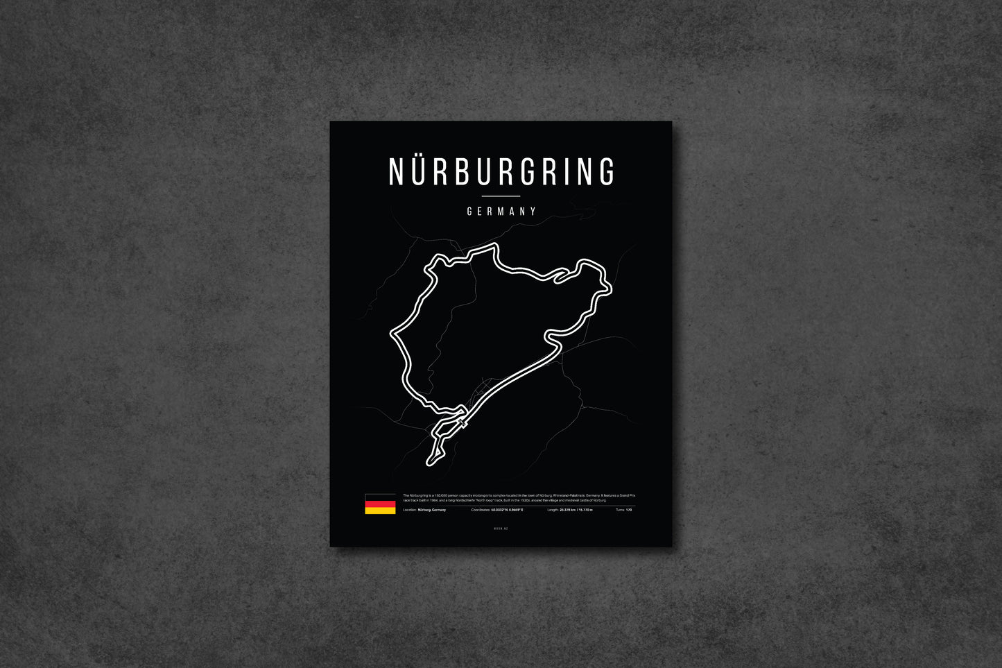 German Grand Prix 2025 - Nürburgring Circuit LED Neon Sign Light