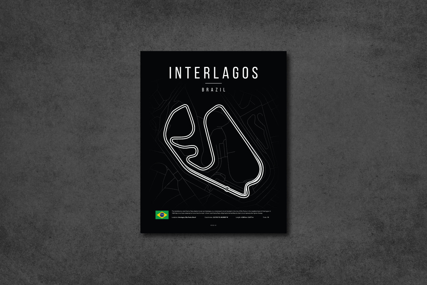 Brazilian Sao Paulo Grand Prix 2025 Formula 1 - Interlagos F1 Circuit LED Neon Sign Light