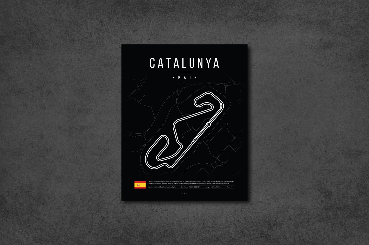 Spanish Grand Prix 2025 Formula 1 - Catalunya Circuit LED Neon Sign Light