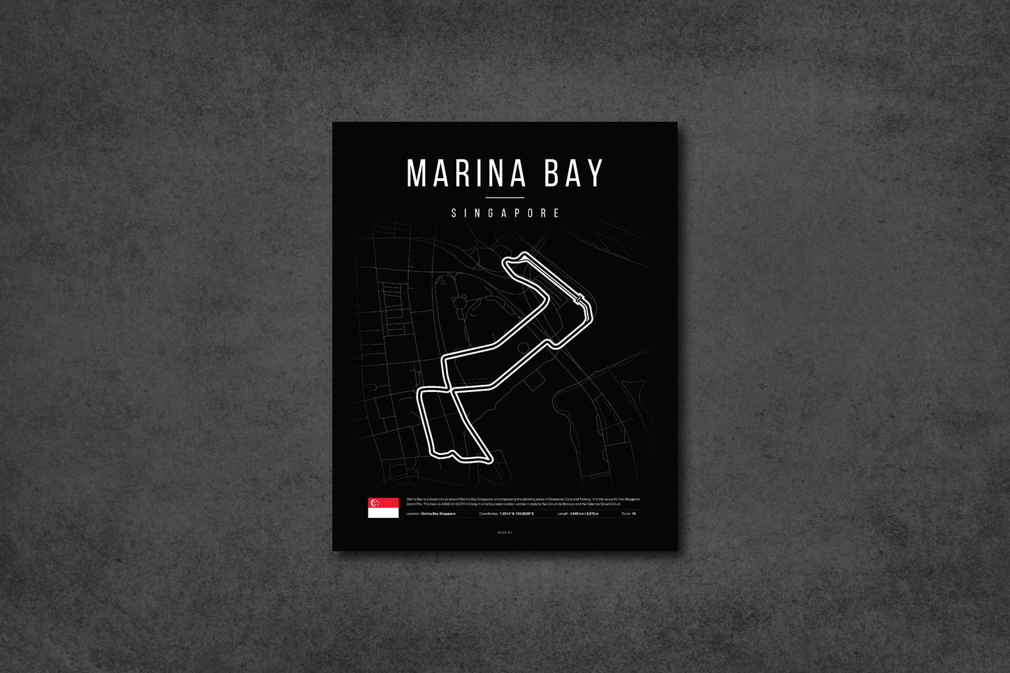 Singapore Grand Prix 2025 Formula 1 - Marina Bay Street Circuit F1 Circuit LED Neon Sign Light