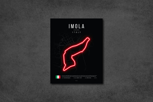 Italian Emilia Romagna Grand Prix 2025 Formula 1 - Imola F1 Circuit LED Neon Sign Light