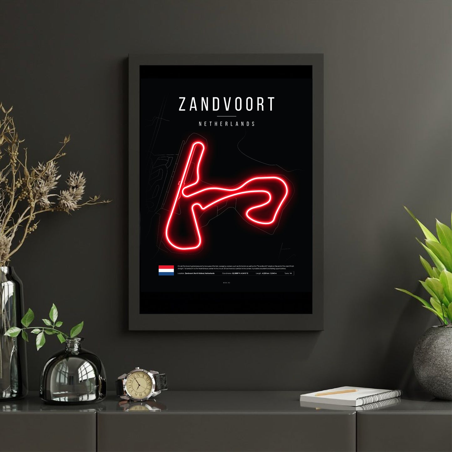 Dutch Grand Prix 2025 Formula 1 - Zandvoort F1 Circuit LED Neon Sign Light