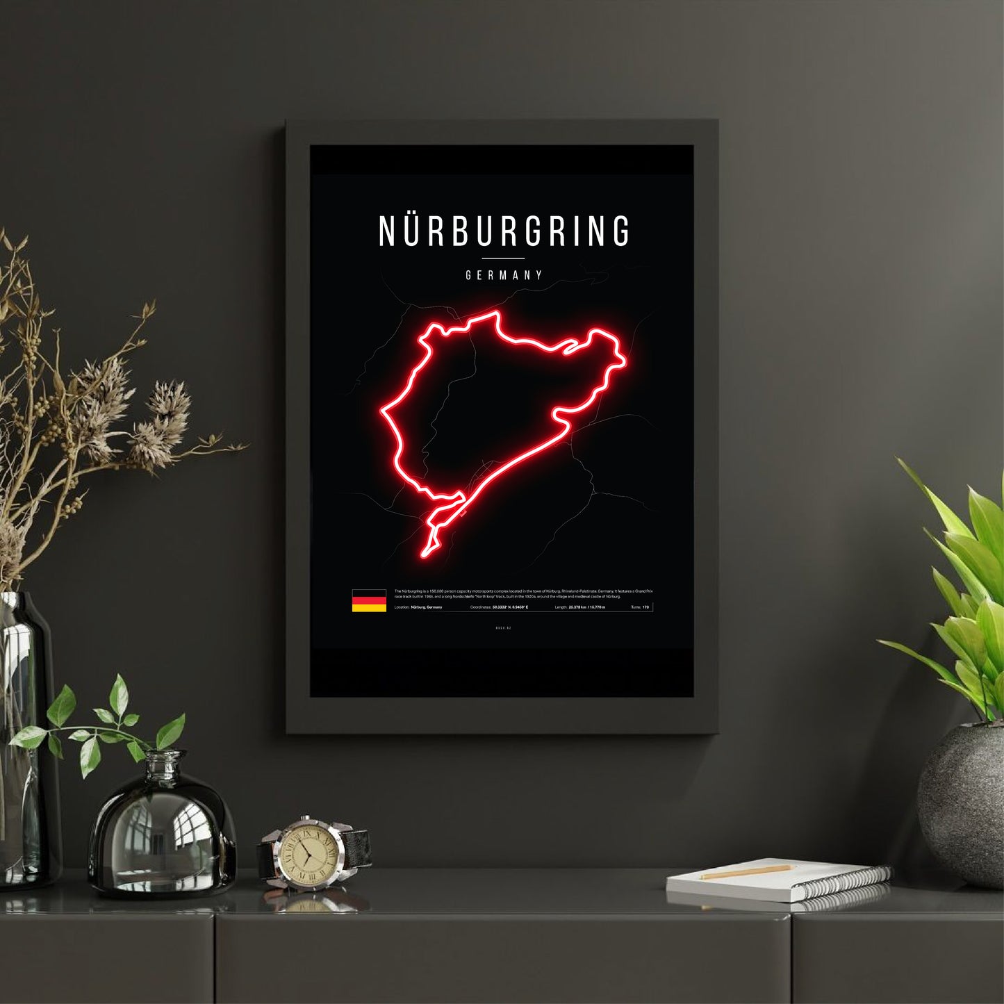 German Grand Prix 2025 - Nürburgring Circuit LED Neon Sign Light