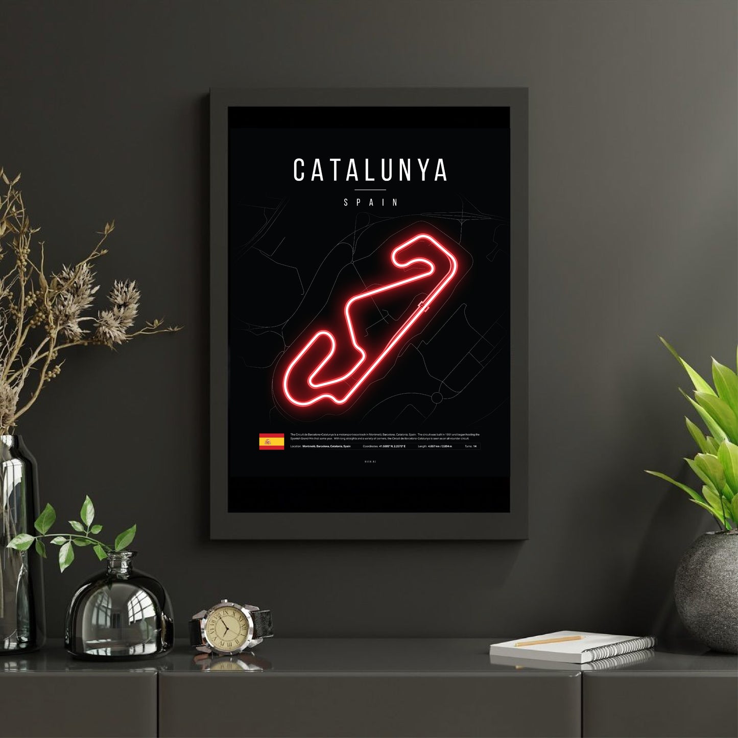 Spanish Grand Prix 2025 Formula 1 - Catalunya Circuit LED Neon Sign Light
