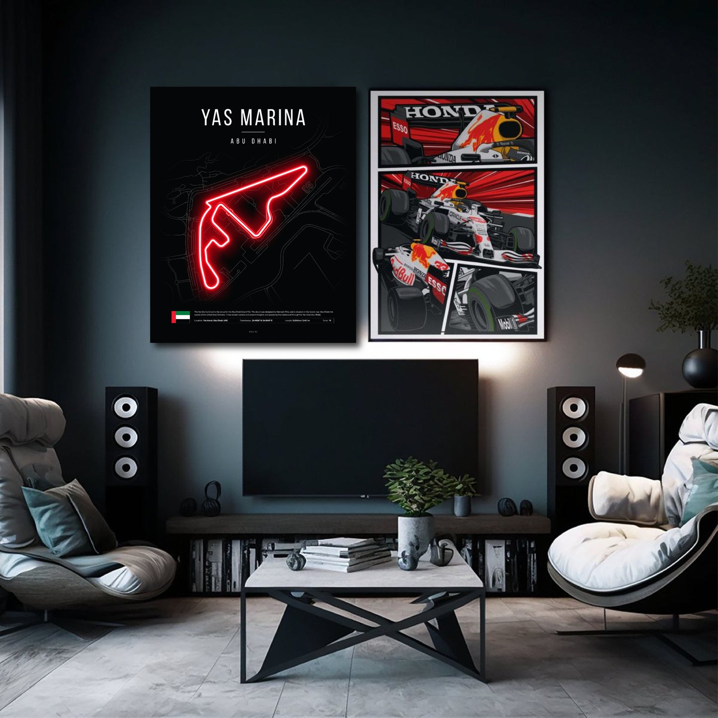 Abu Dhabi Grand Prix 2025 Formula 1 - Yas Marina F1 Circuit LED Neon Sign Light