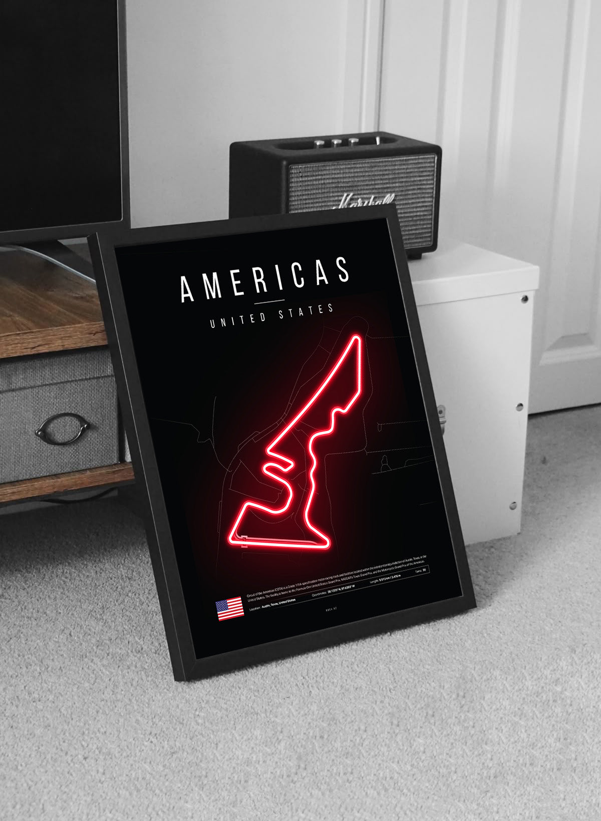 United States Grand Prix 2025 Formula 1 - F1 Circuit of the Americas Austin Circuit LED Neon Sign Light