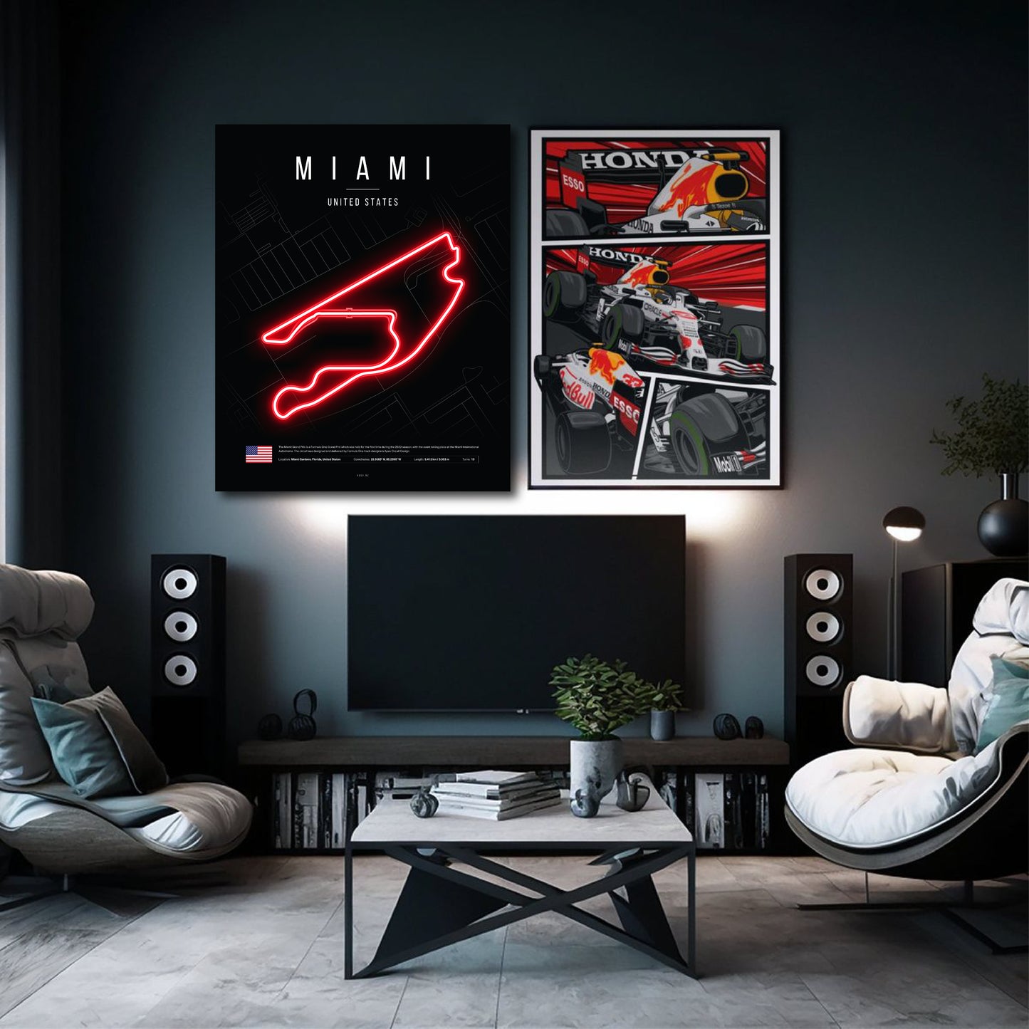 Miami Grand Prix 2025 Formula 1 - Miami International Autodrome F1 Circuit LED Neon Sign Light
