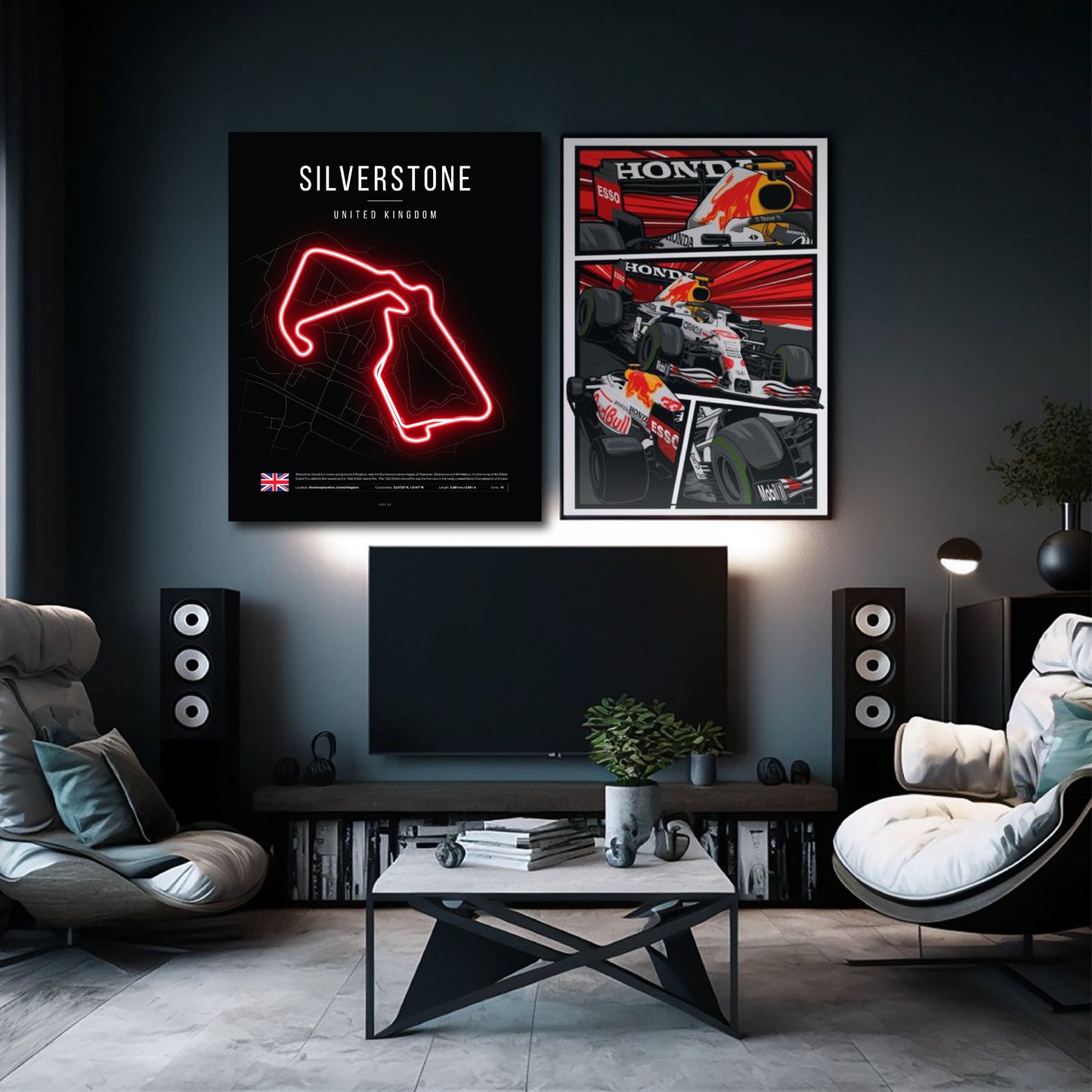 British Grand Prix 2025 Formula 1 - Silverstone F1 Circuit LED Neon Sign Light