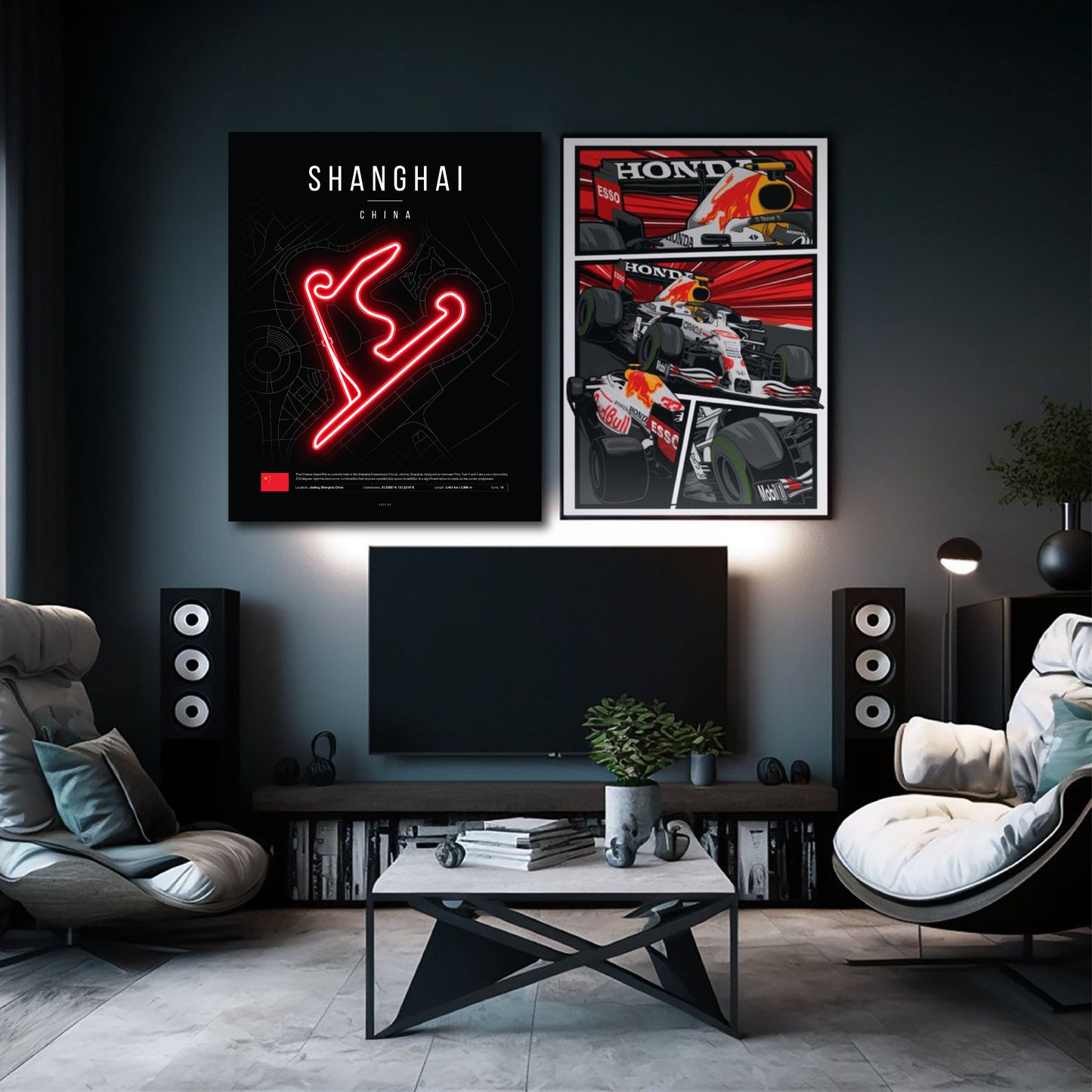 Chinese Grand Prix 2025 LED Neon Sign – Shanghai F1 Circuit Decor