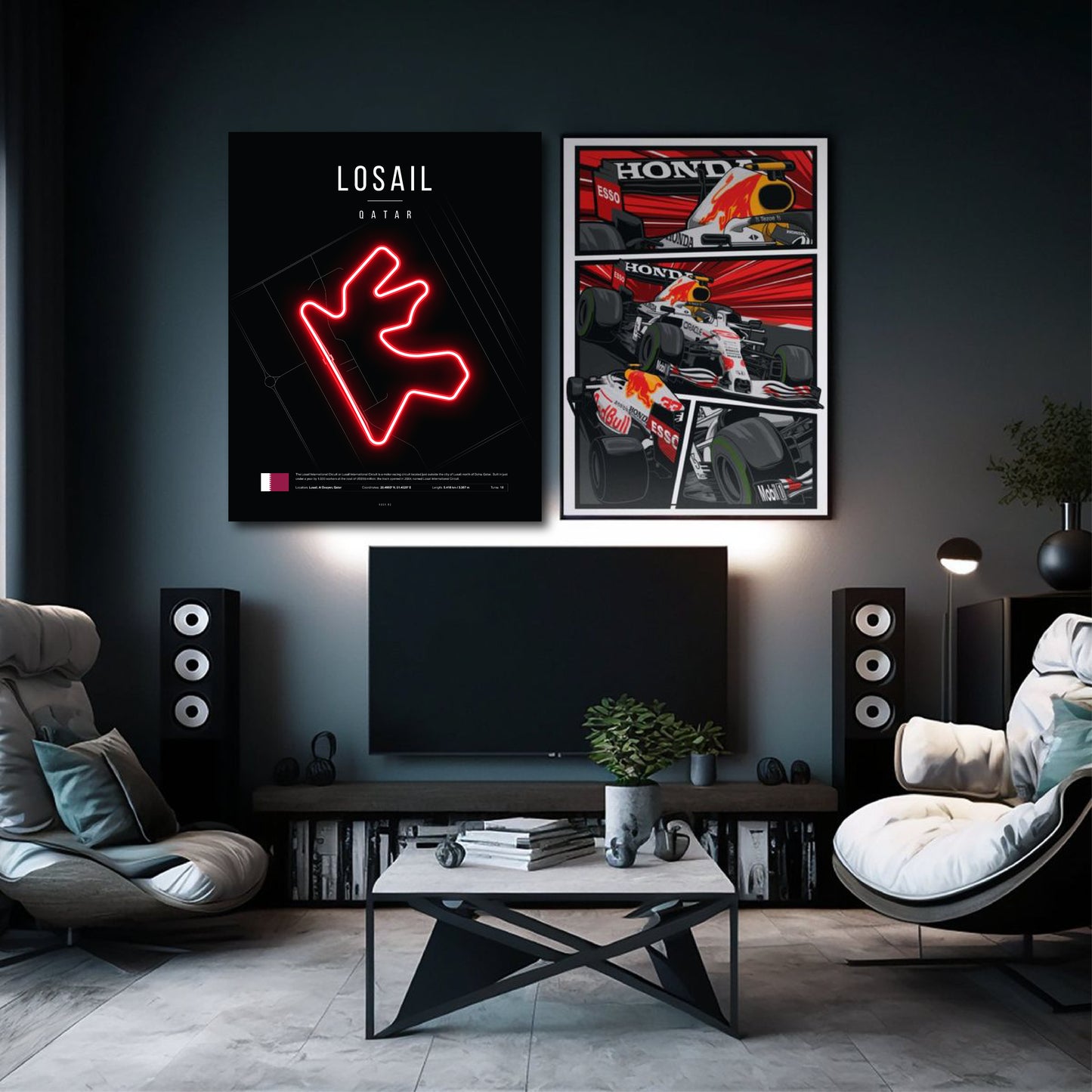 Qatar Grand Prix 2025 - The Lusail International F1 Circuit LED Neon Sign Light