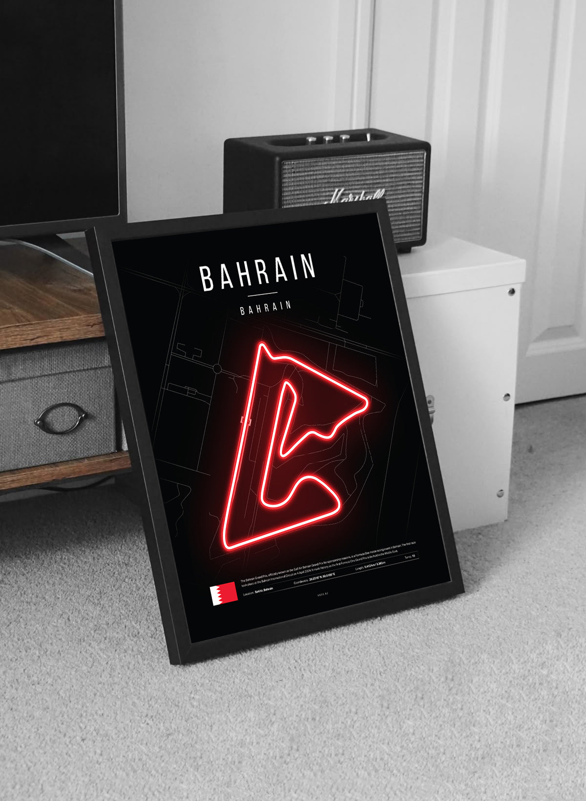 Bahrain Grand Prix 2025 Formula 1 - F1 Bahrain Circuit LED Neon Sign Light
