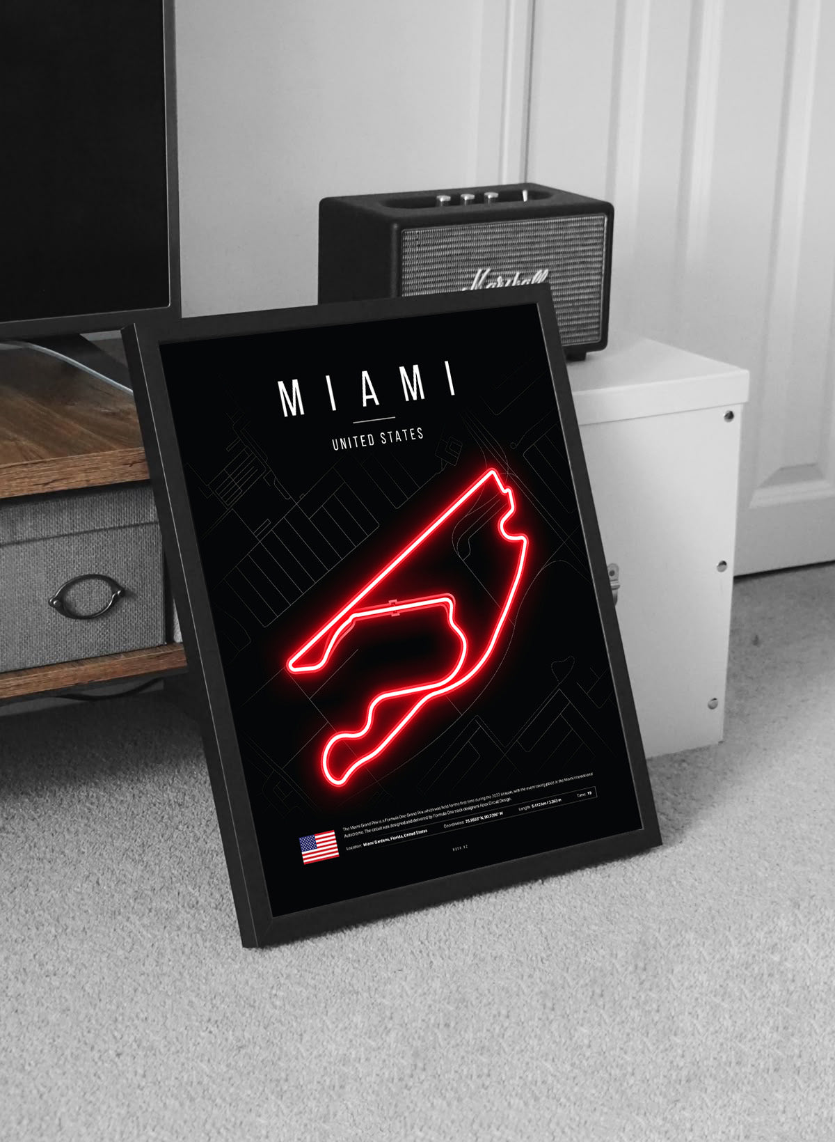 Miami Grand Prix 2025 Formula 1 - Miami International Autodrome F1 Circuit LED Neon Sign Light