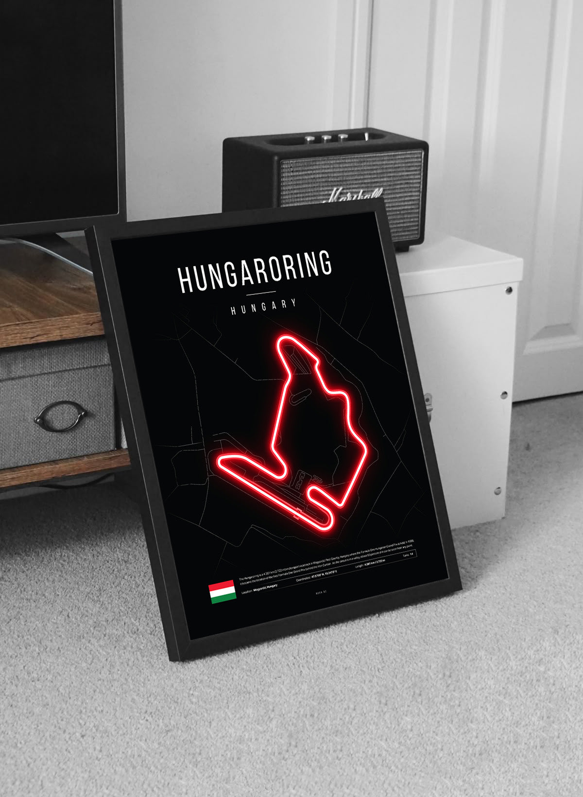 Hungarian Grand Prix 2025 Formula 1 - Hungaroring F1 Circuit LED Neon Sign Light