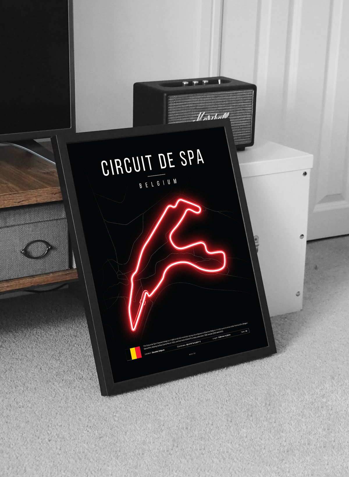 Belgian Grand Prix 2025 Formula 1 - Circuit de Spa Circuit LED Neon Sign Light
