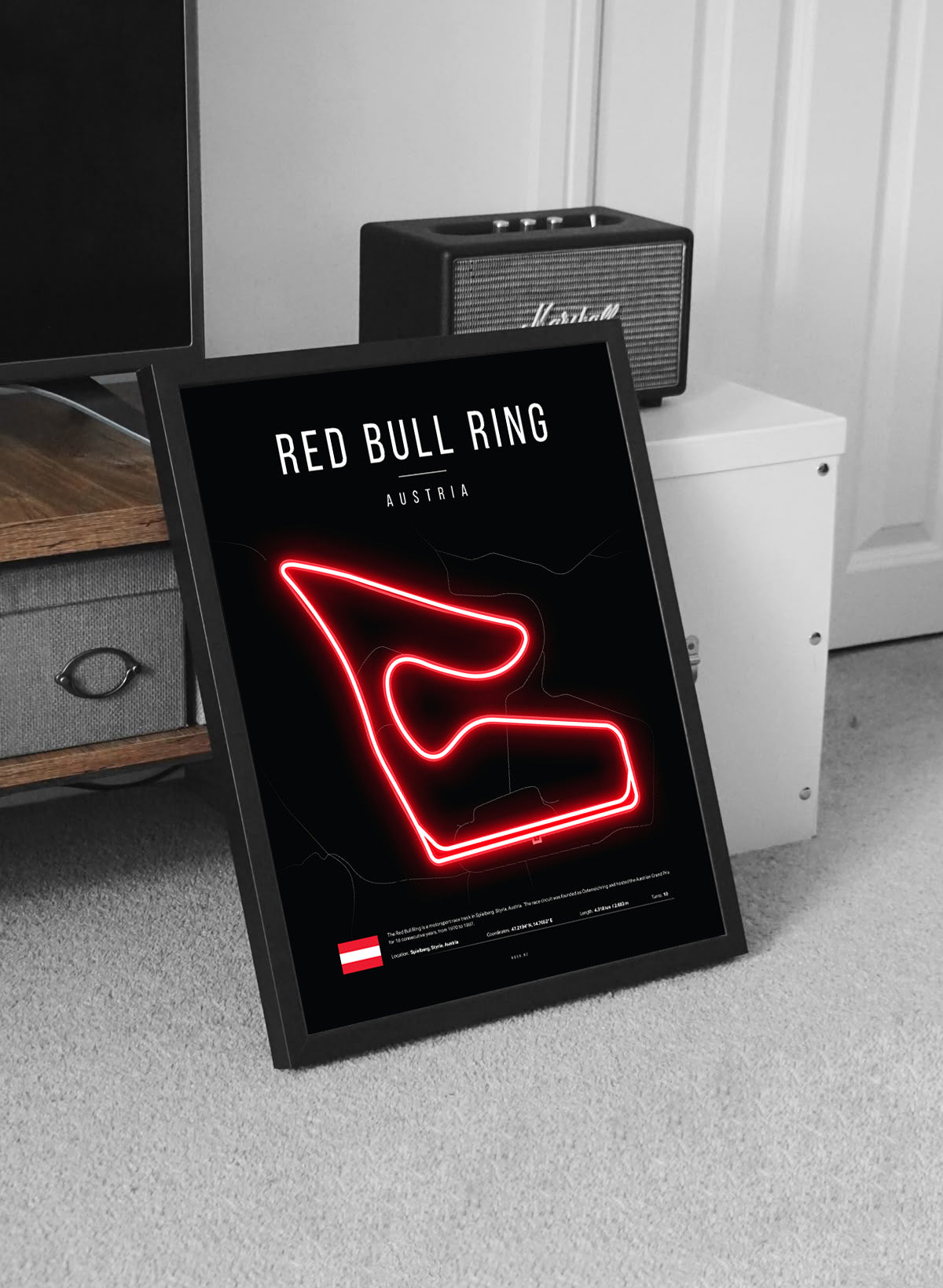 Austrian Grand Prix 2025 - Red Bull Ring F1 Circuit LED Neon Sign Light