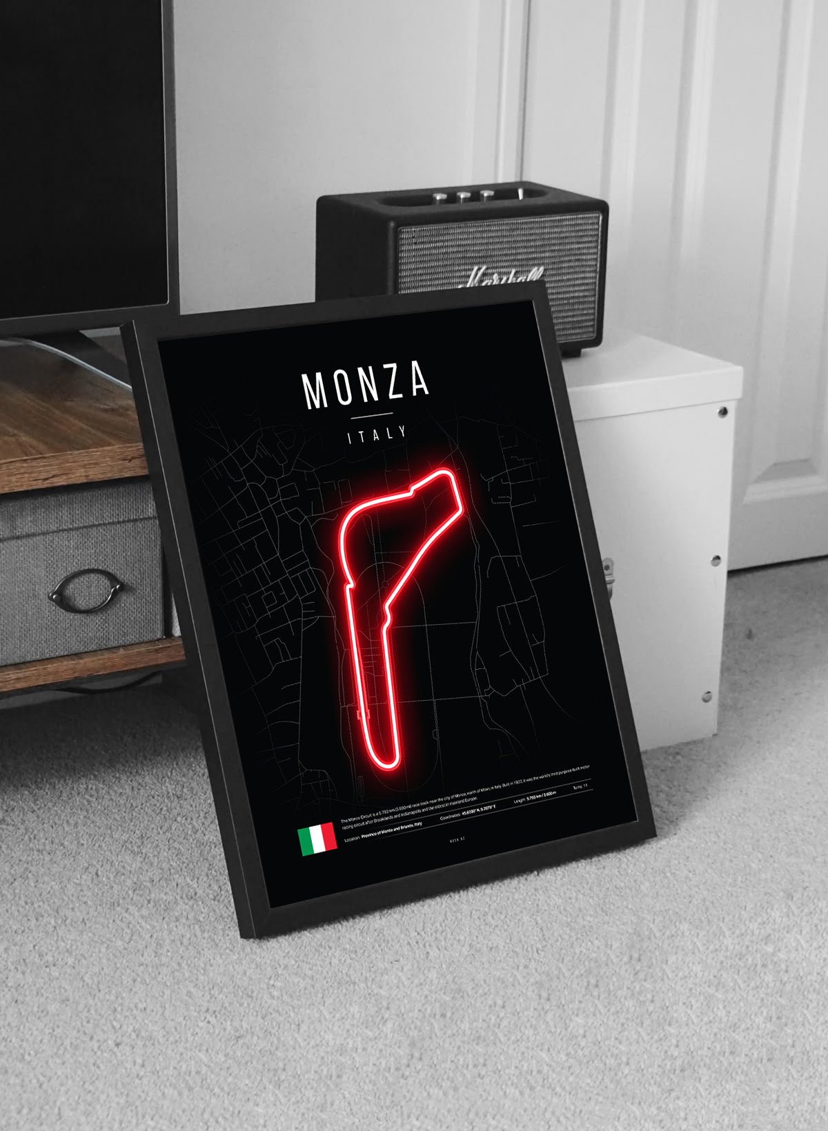 Italian Grand Prix 2025 Formula 1 - Autodromo Nazionale Monza F1 Circuit LED Neon Sign Light