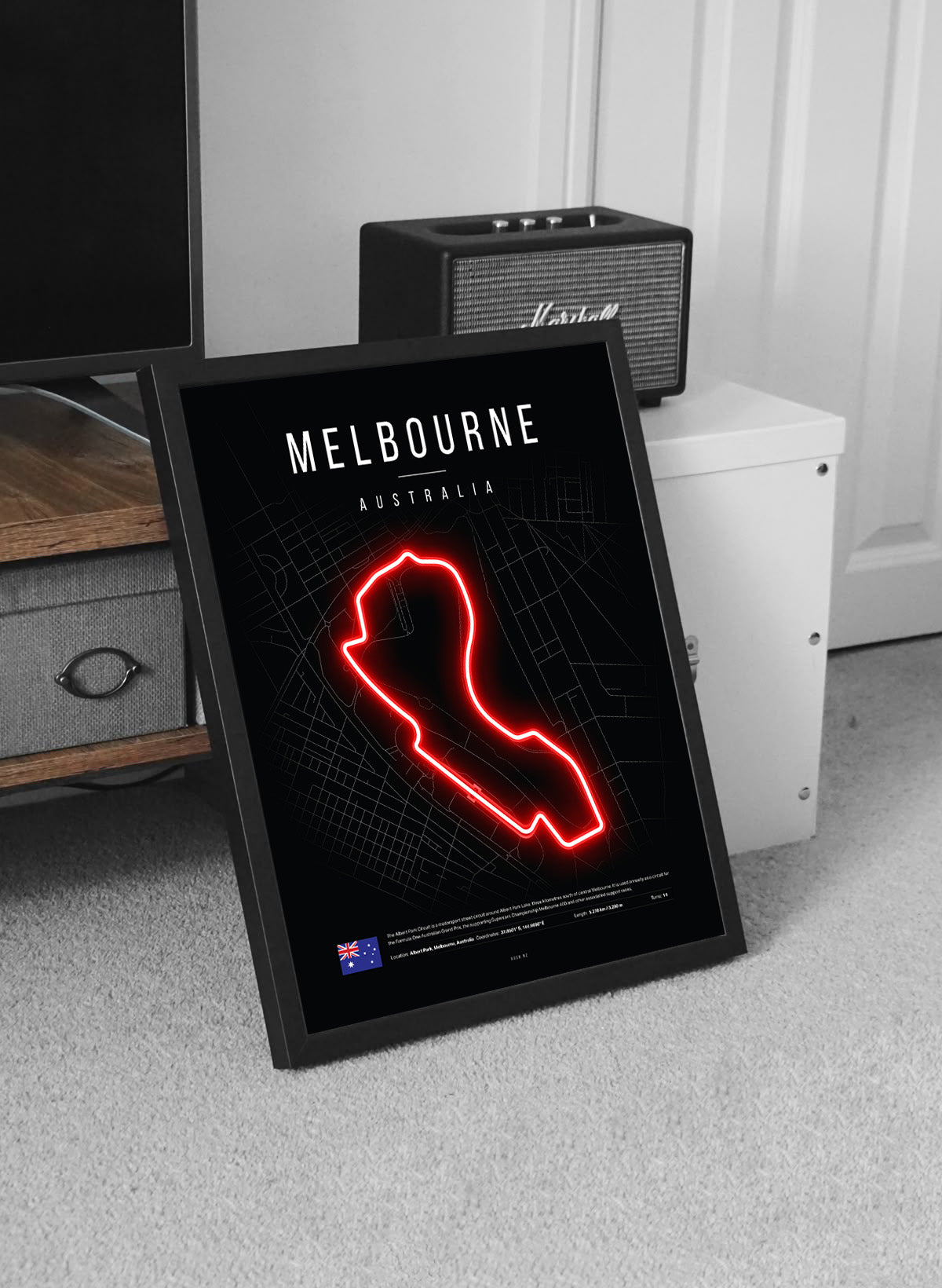 Australian Grand Prix 2025 Formula 1 - F1 Melbourne Circuit LED Neon Sign Light