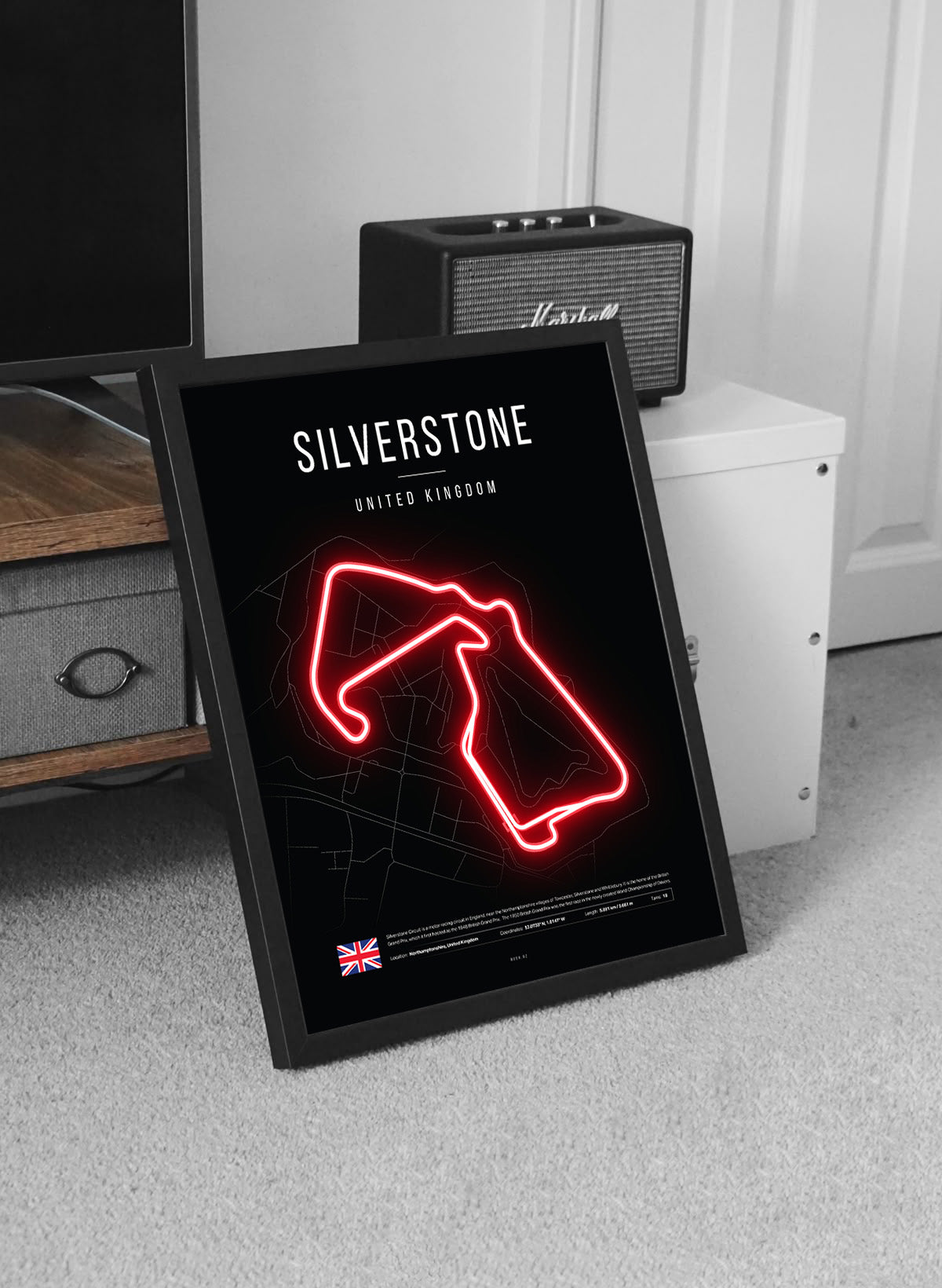 British Grand Prix 2025 Formula 1 - Silverstone F1 Circuit LED Neon Sign Light