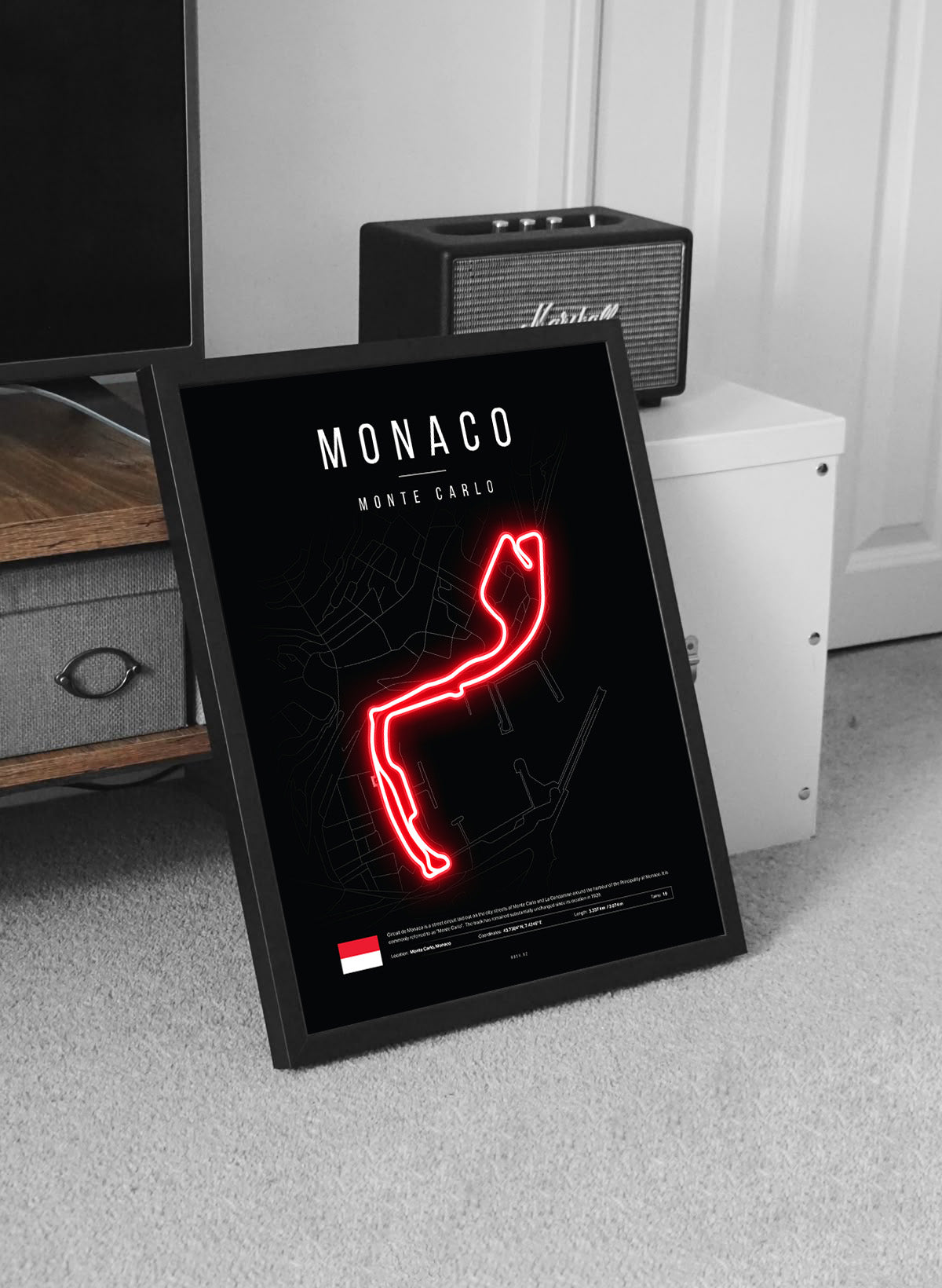 Monaco Grand Prix 2025 Formula 1 - Circuit de Monaco F1 Circuit LED Neon Sign Light
