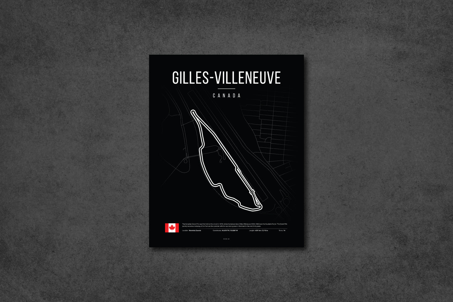 Canadian Grand Prix 2025 Formula 1 - Gilles-Villeneuve F1 Circuit LED Neon Sign Light
