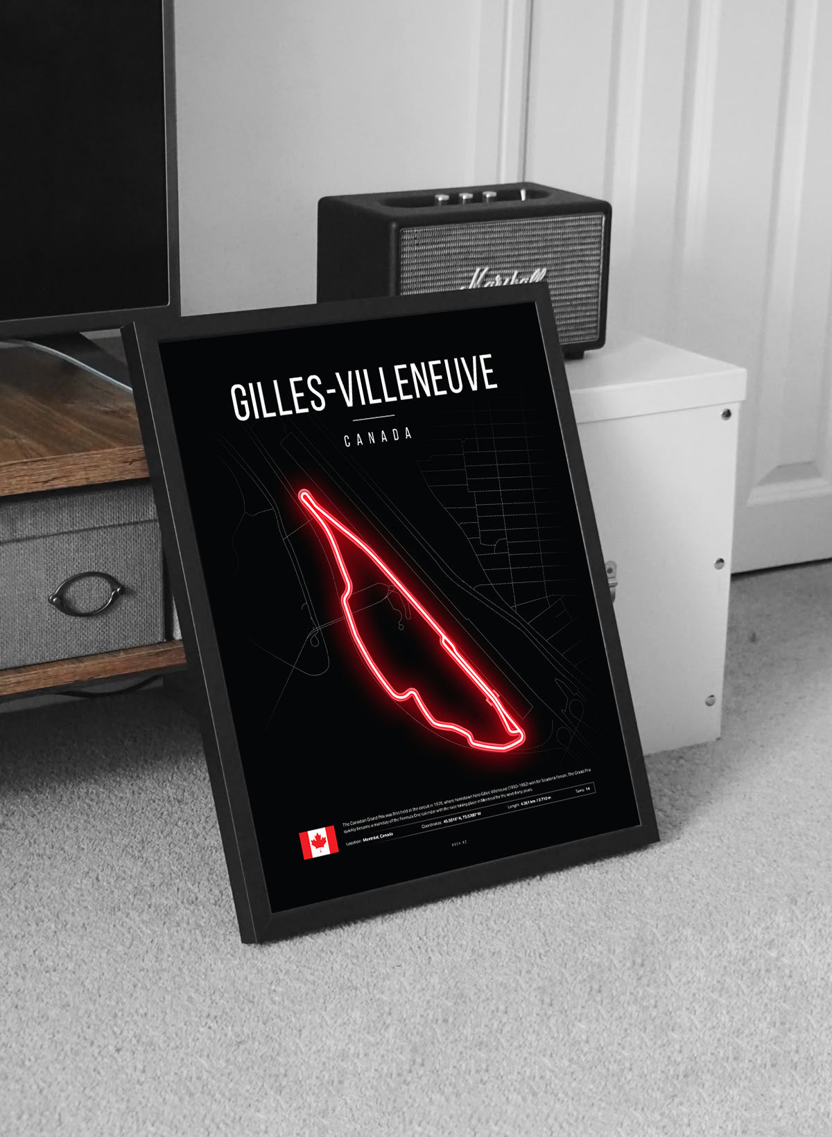 Canadian Grand Prix 2025 Formula 1 - Gilles-Villeneuve F1 Circuit LED Neon Sign Light