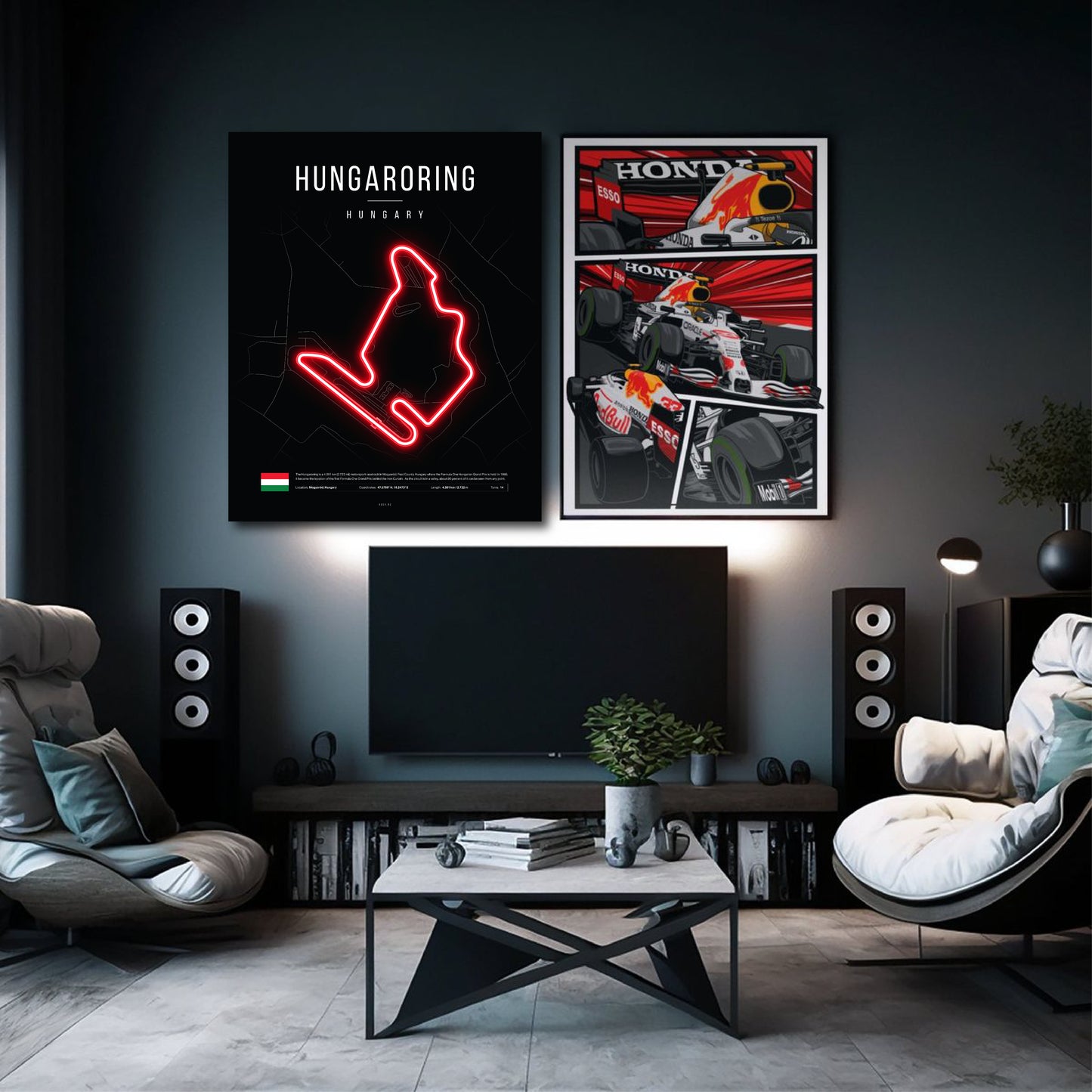 Hungarian Grand Prix 2025 Formula 1 - Hungaroring F1 Circuit LED Neon Sign Light
