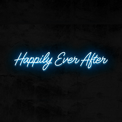 Happily Ever After Custom Wedding Decoration - Custom LED Neon Sign