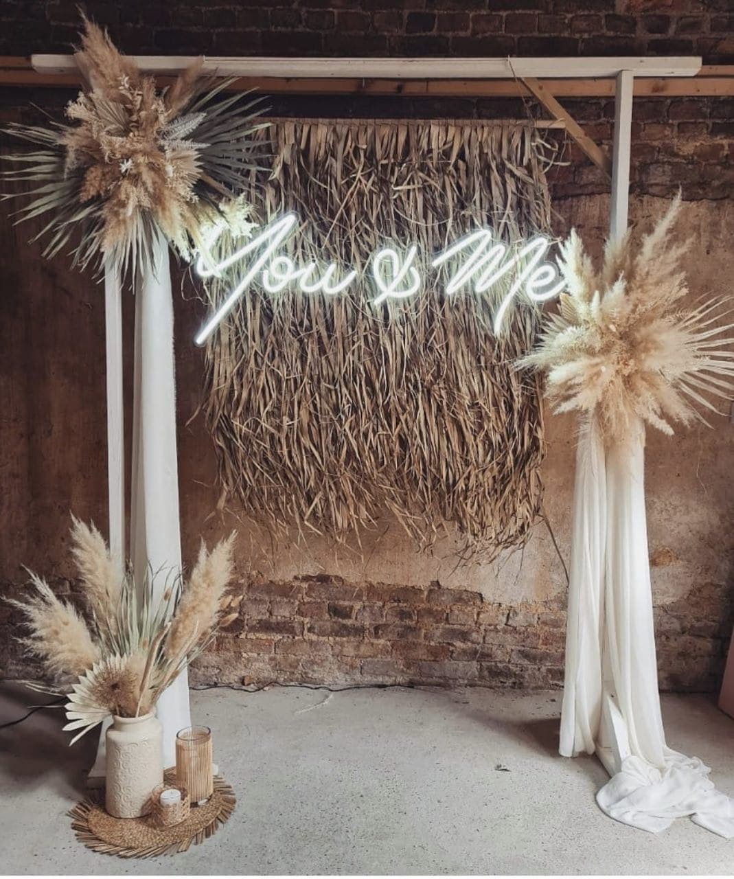 You & Me Custom Wedding Decoration – Custom LED Neon Sign