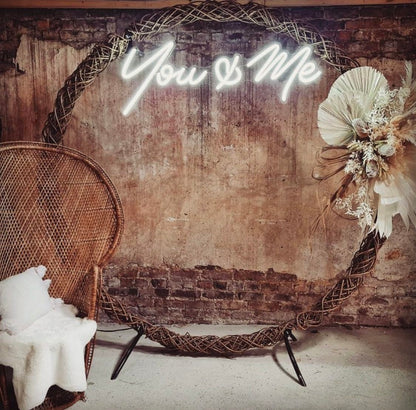 You & Me Custom Wedding Decoration – Custom LED Neon Sign