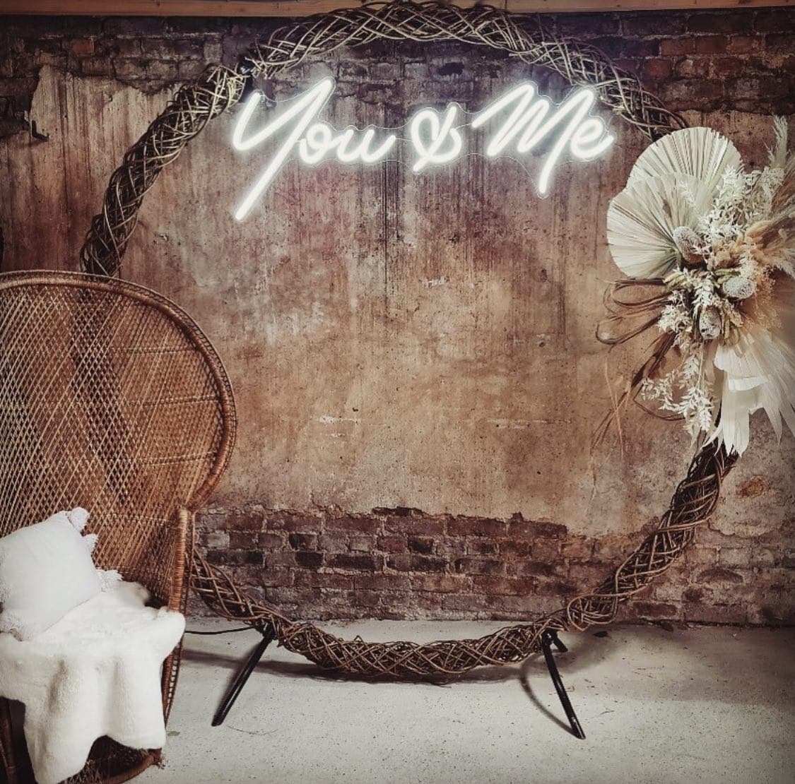 You & Me Custom Wedding Decoration – Custom LED Neon Sign
