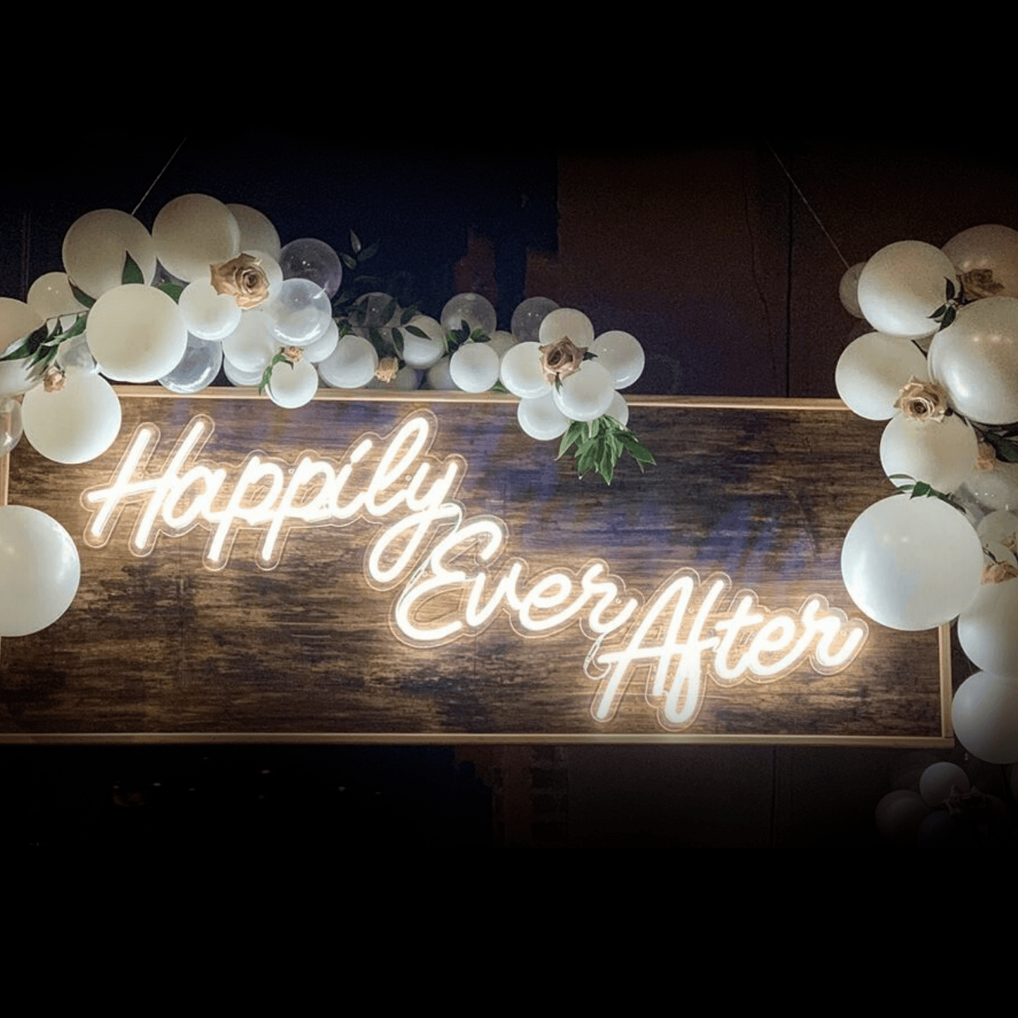 Happily Ever After Custom Wedding Decoration - Custom LED Neon Sign