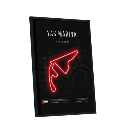 Abu Dhabi Grand Prix 2025 Formula 1 - Yas Marina F1 Circuit LED Neon Sign Light