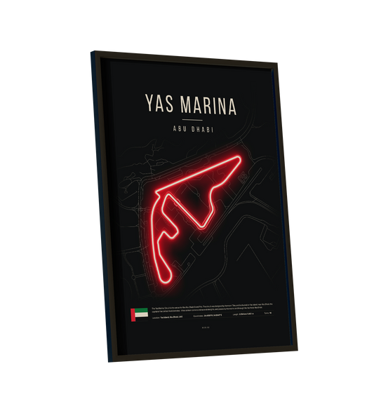 Abu Dhabi Grand Prix 2025 Formula 1 - Yas Marina F1 Circuit LED Neon Sign Light