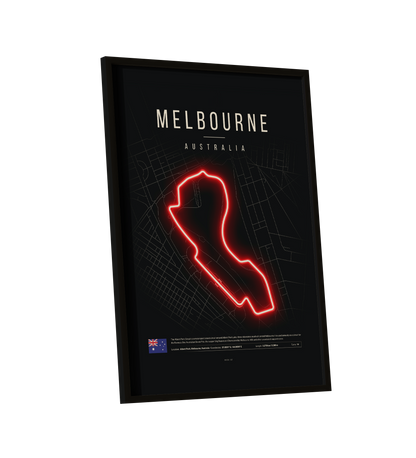 Australian Grand Prix 2025 Formula 1 - F1 Melbourne Circuit LED Neon Sign Light