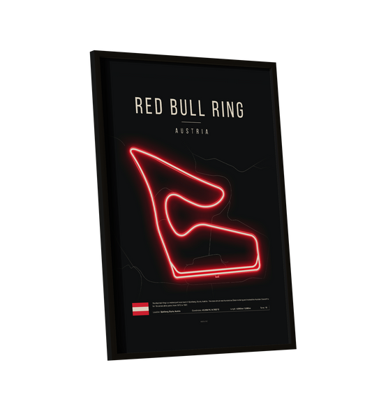 Austrian Grand Prix 2025 - Red Bull Ring F1 Circuit LED Neon Sign Light